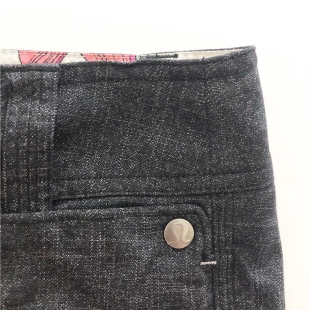 Lululemon Swim Black Gray Stretch Board Shorts